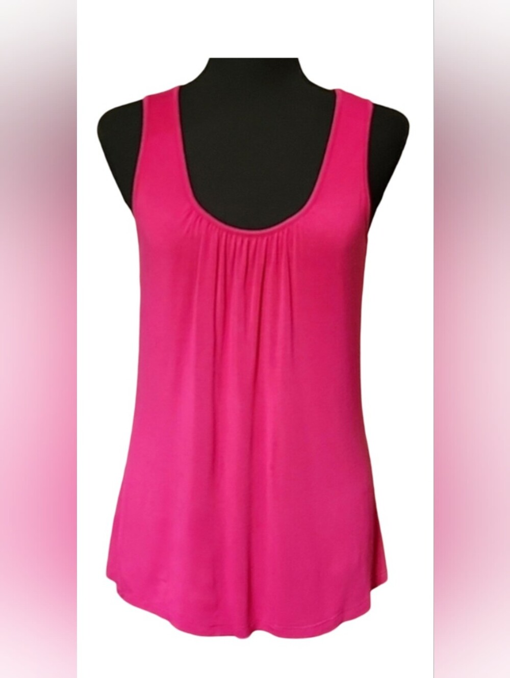 Vintage "Y2K" IZOD Fuchsia Flowy Tank Top Size S/P.